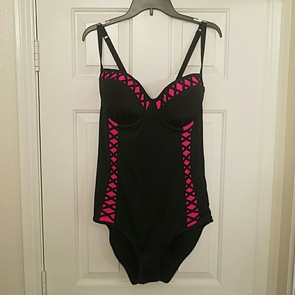 torrid black swimsuit